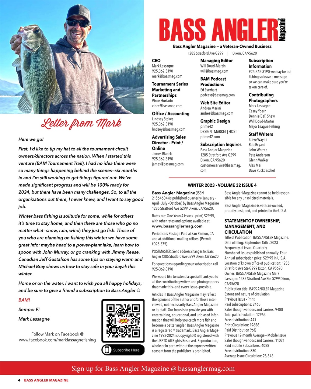 BASS ANGLER MAGAZINE Preview Pages