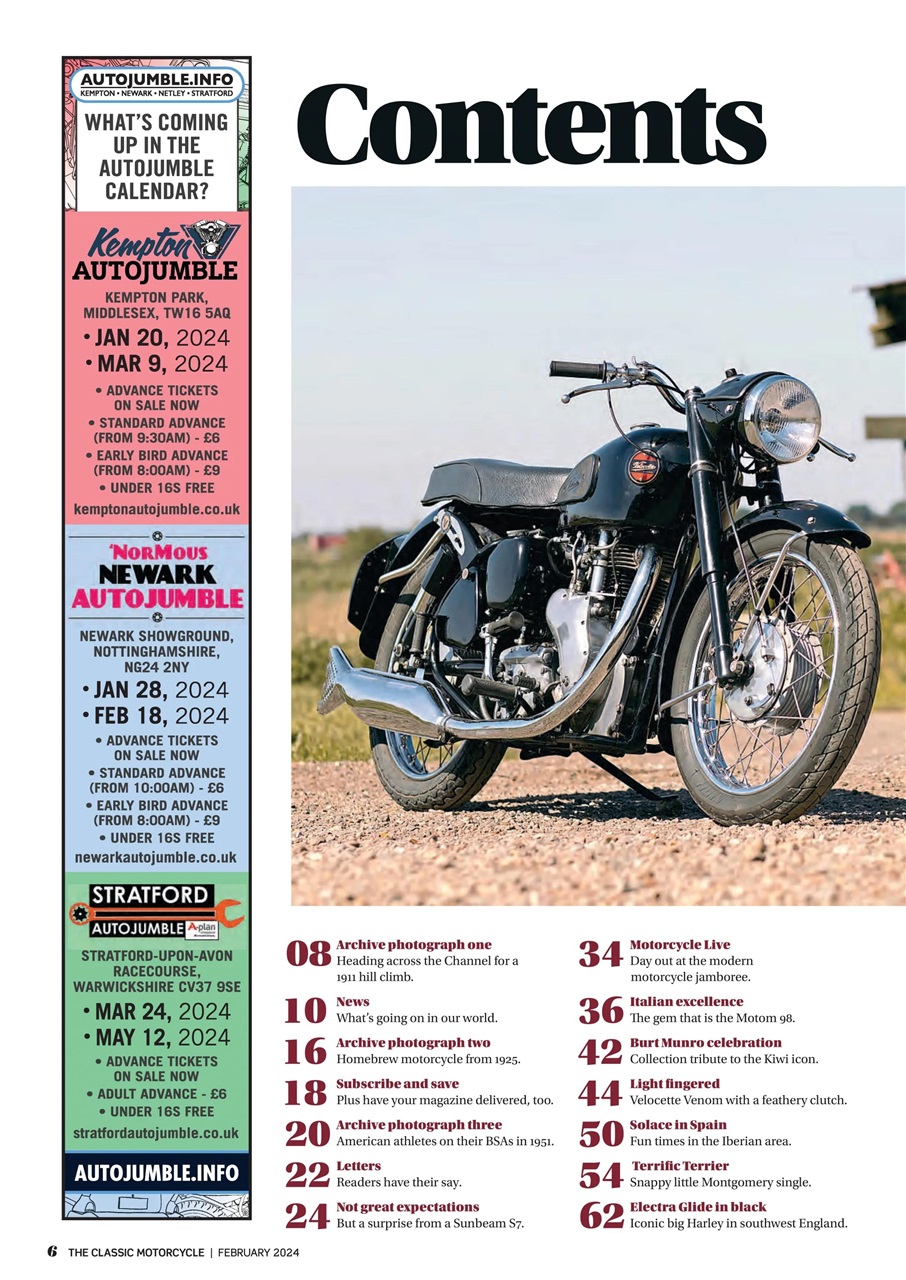 The Classic MotorCycle Preview Pages