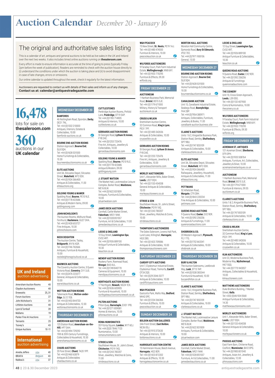 Antiques Trade Gazette Preview Pages