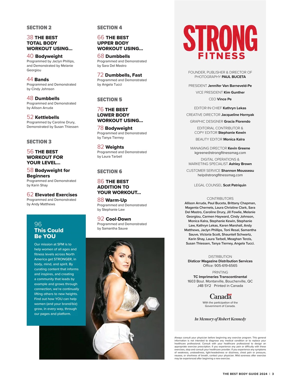 Strong Fitness Preview Pages
