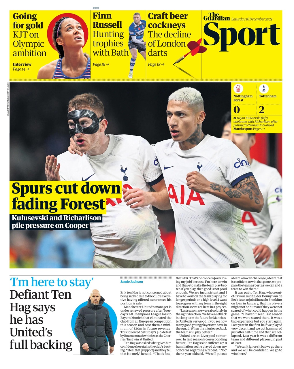 The Guardian Newspaper Preview Pages