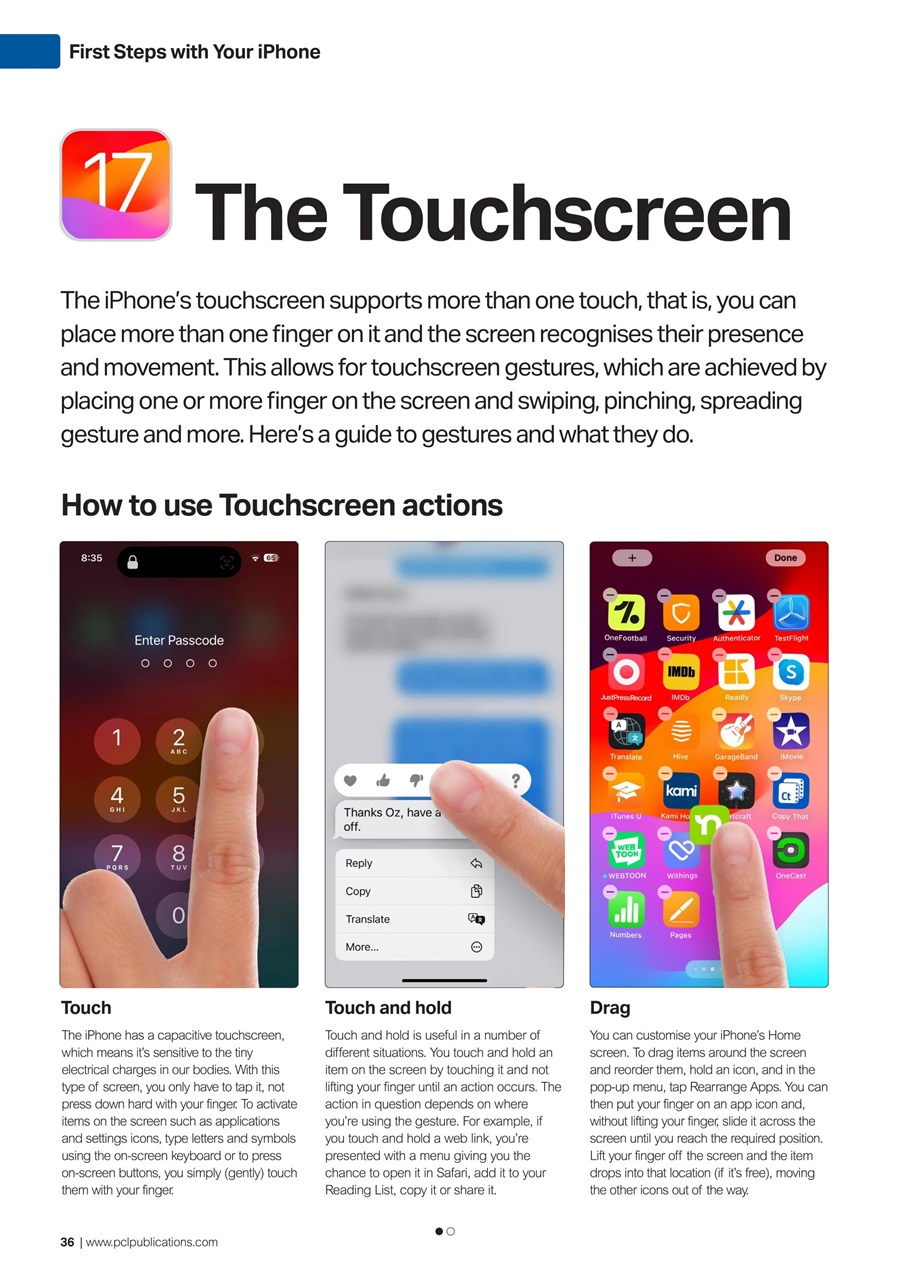 iPhone The Complete Manual Preview Pages