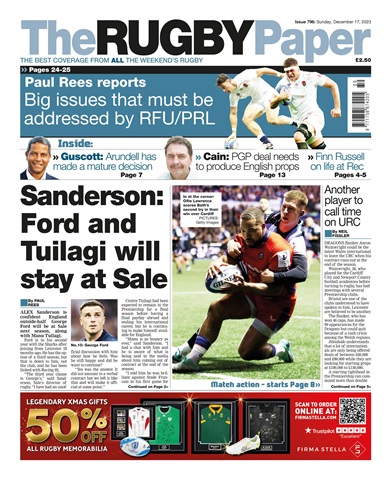 The Rugby Paper issue 17-Dec-2023