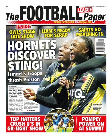The Football League Paper issue 17-Dec-2023