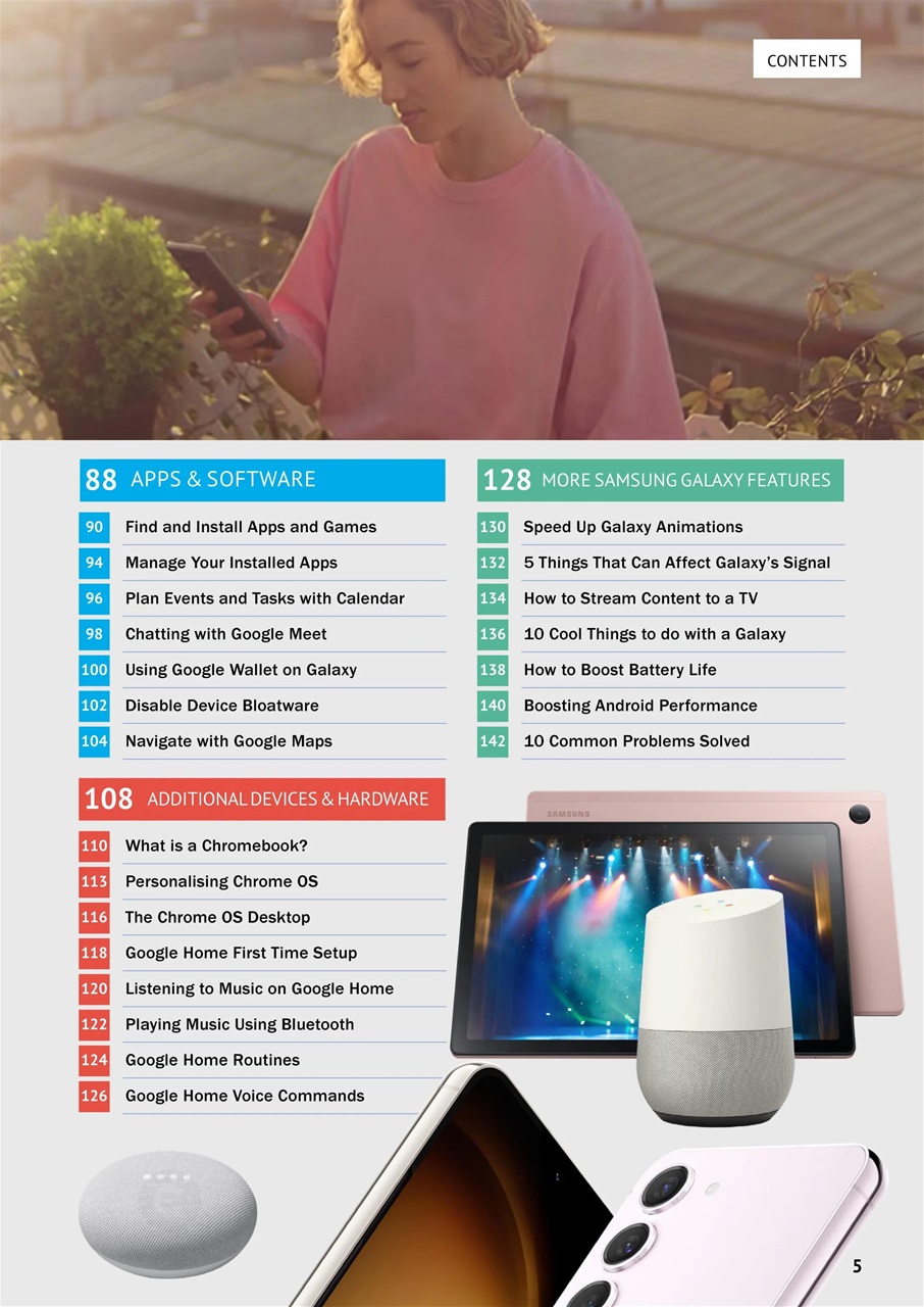 Samsung Galaxy The Complete Manual Preview Pages
