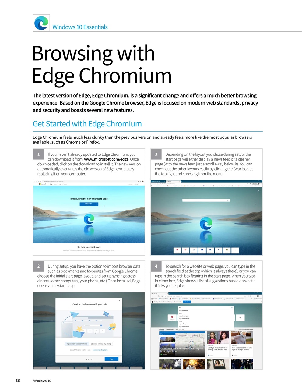 Windows 10 The Complete Manual Preview Pages