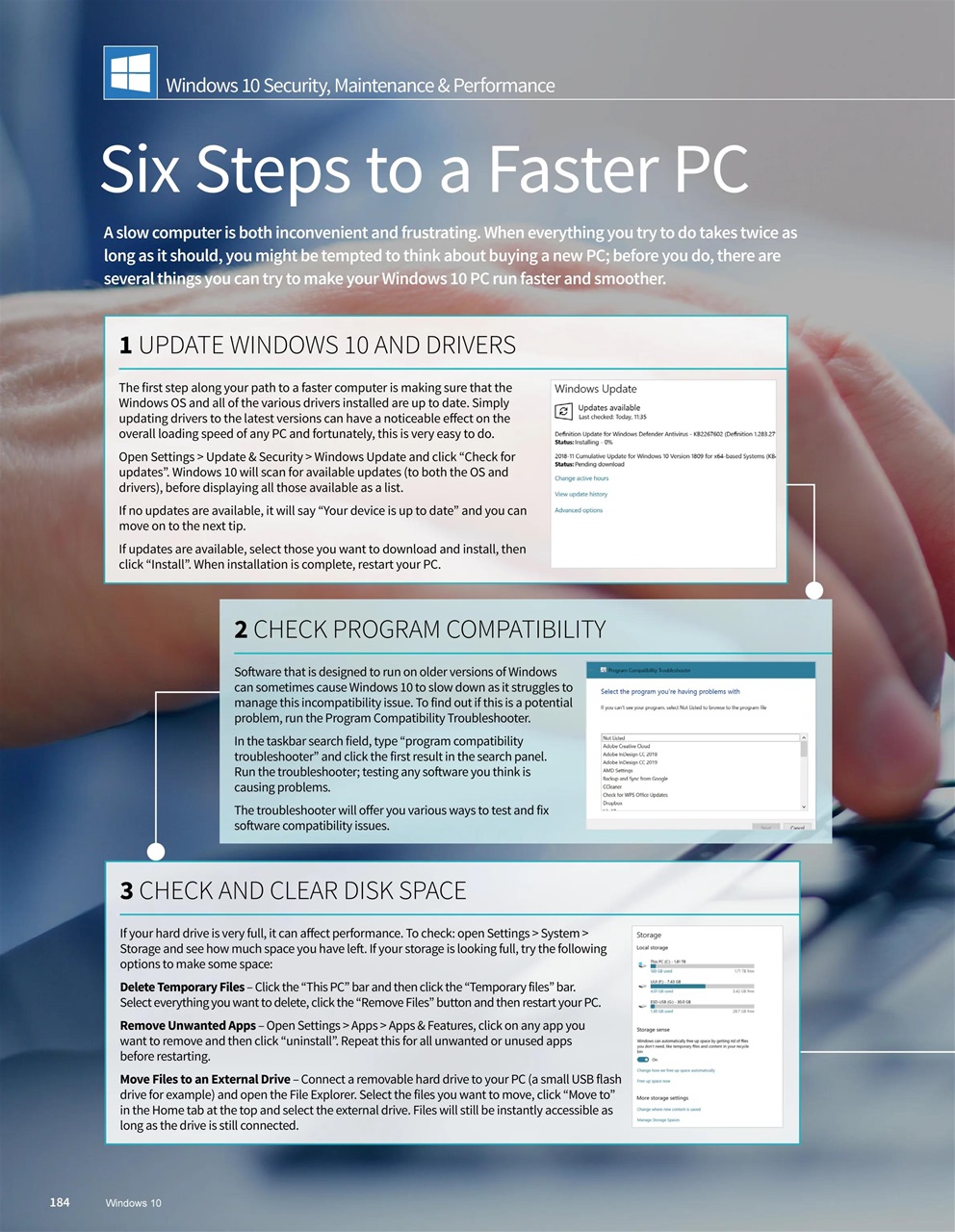 Windows 10 The Complete Manual Preview Pages