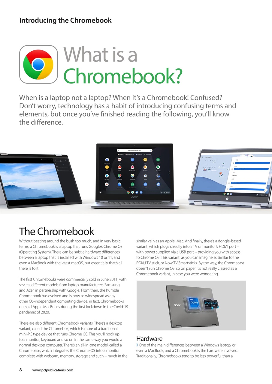 Chromebook The Complete Manual Preview Pages