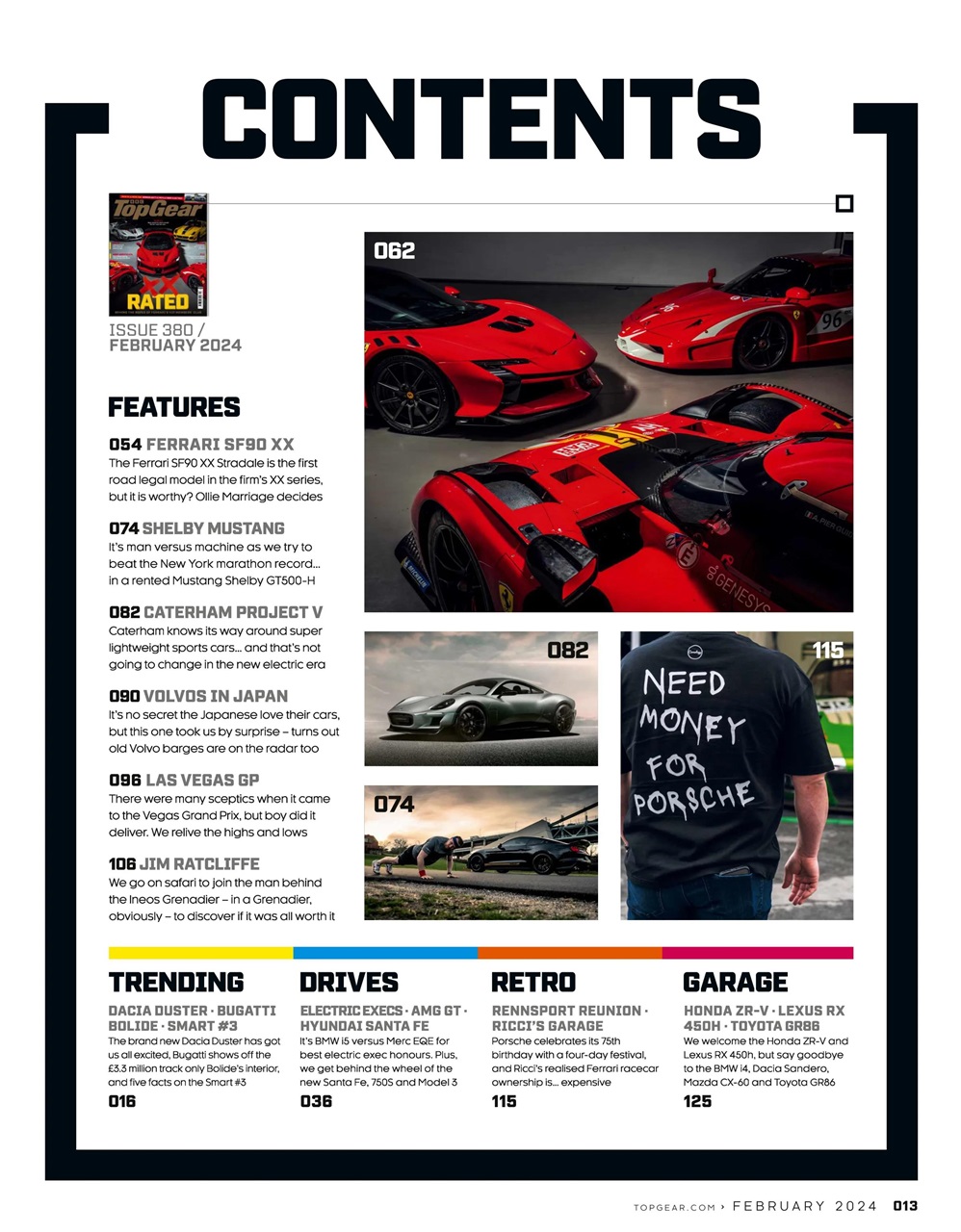 BBC Top Gear Magazine Preview Pages
