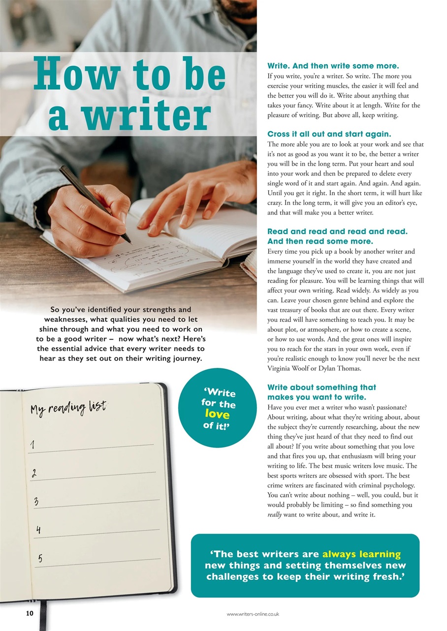 Writing Magazine Preview Pages