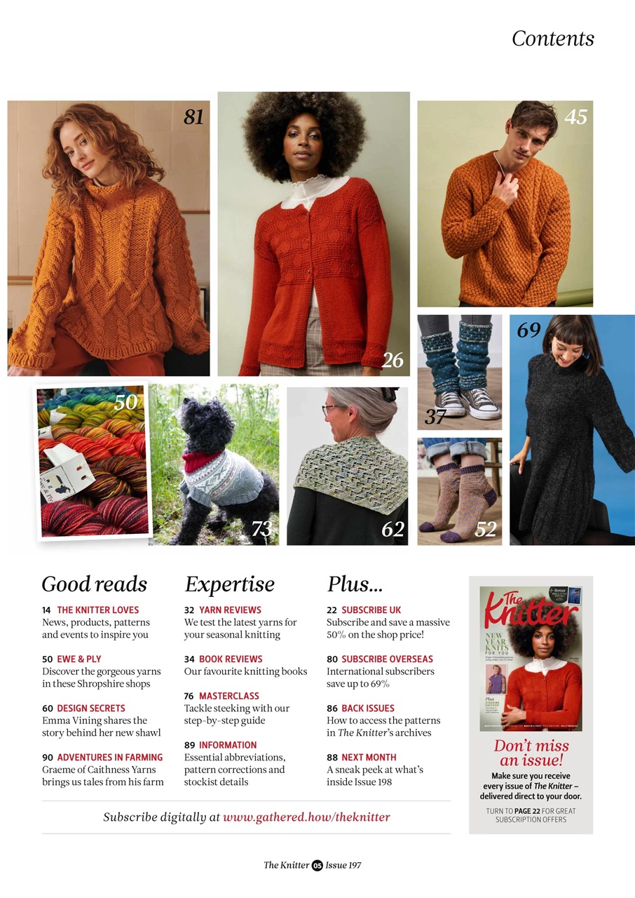 The Knitter Preview Pages