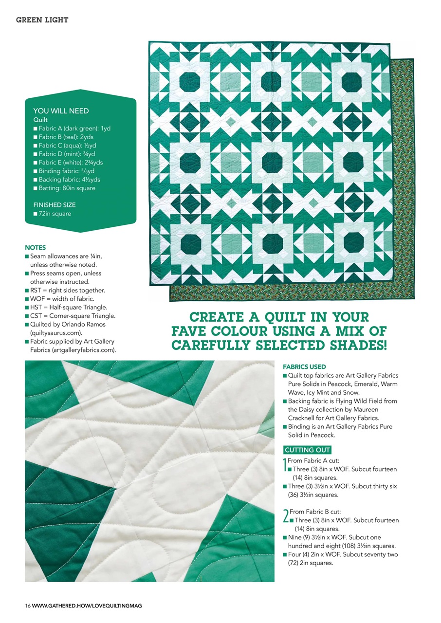 Love Patchwork & Quilting Preview Pages