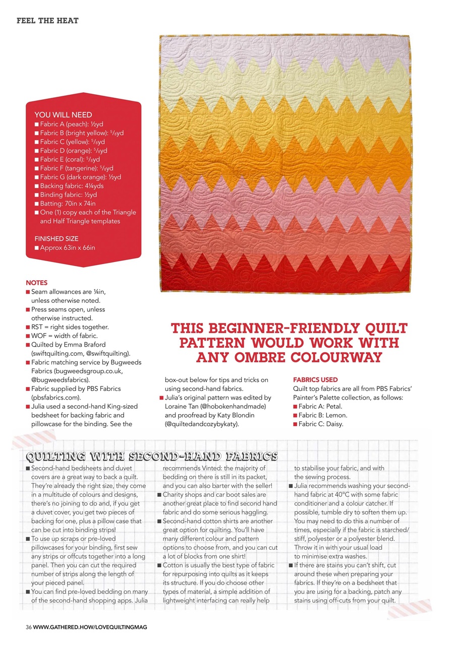 Love Patchwork & Quilting Preview Pages