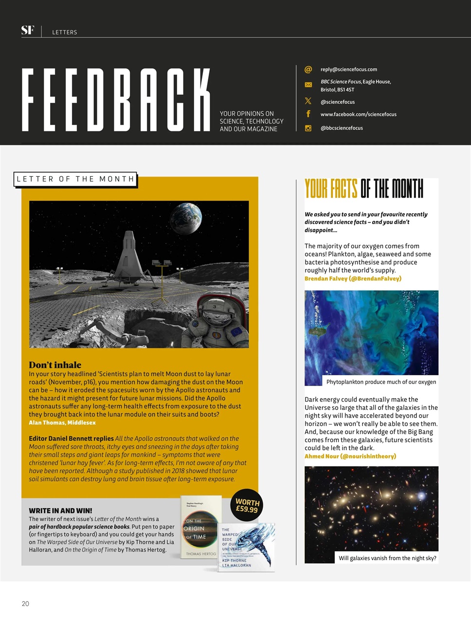 BBC Science Focus Magazine Preview Pages