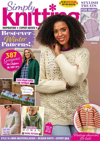 Simply Knitting issue January 2024