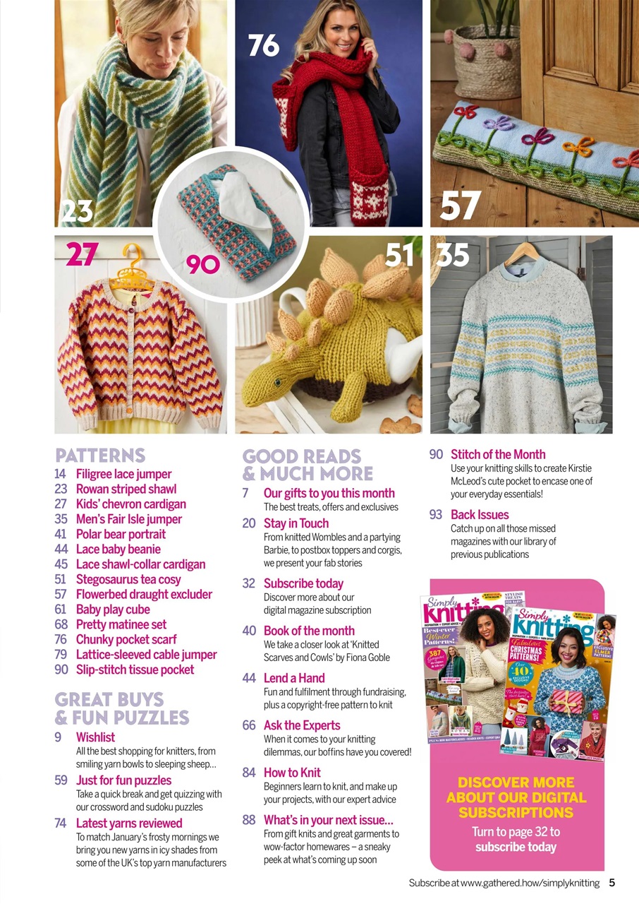 Simply Knitting Preview Pages