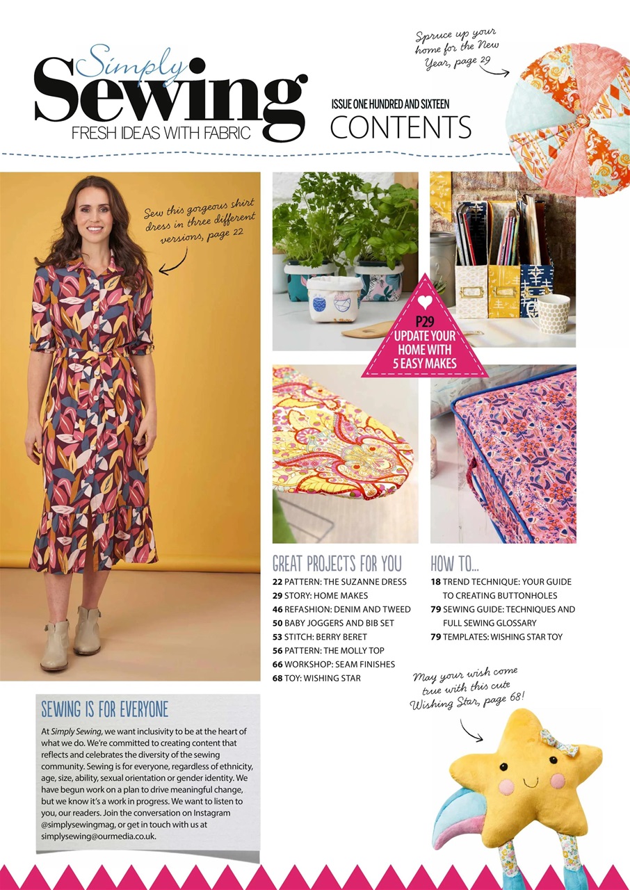 Simply Sewing Preview Pages