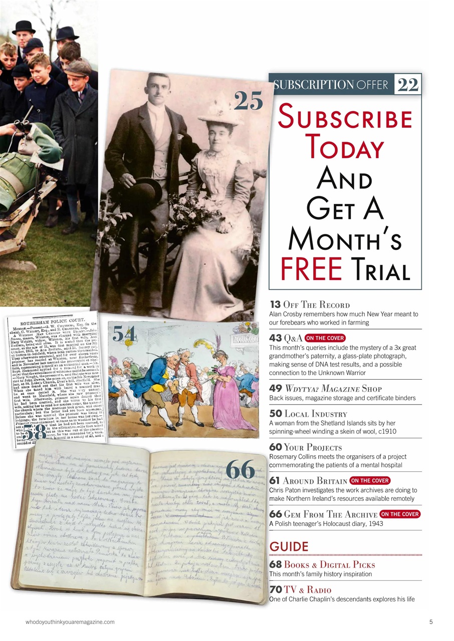 Who Do You Think You Are? Preview Pages