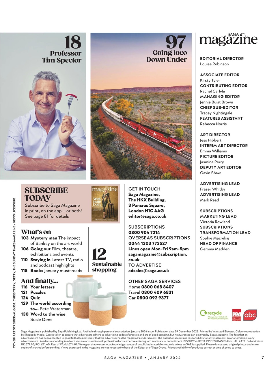 Saga Magazine Preview Pages