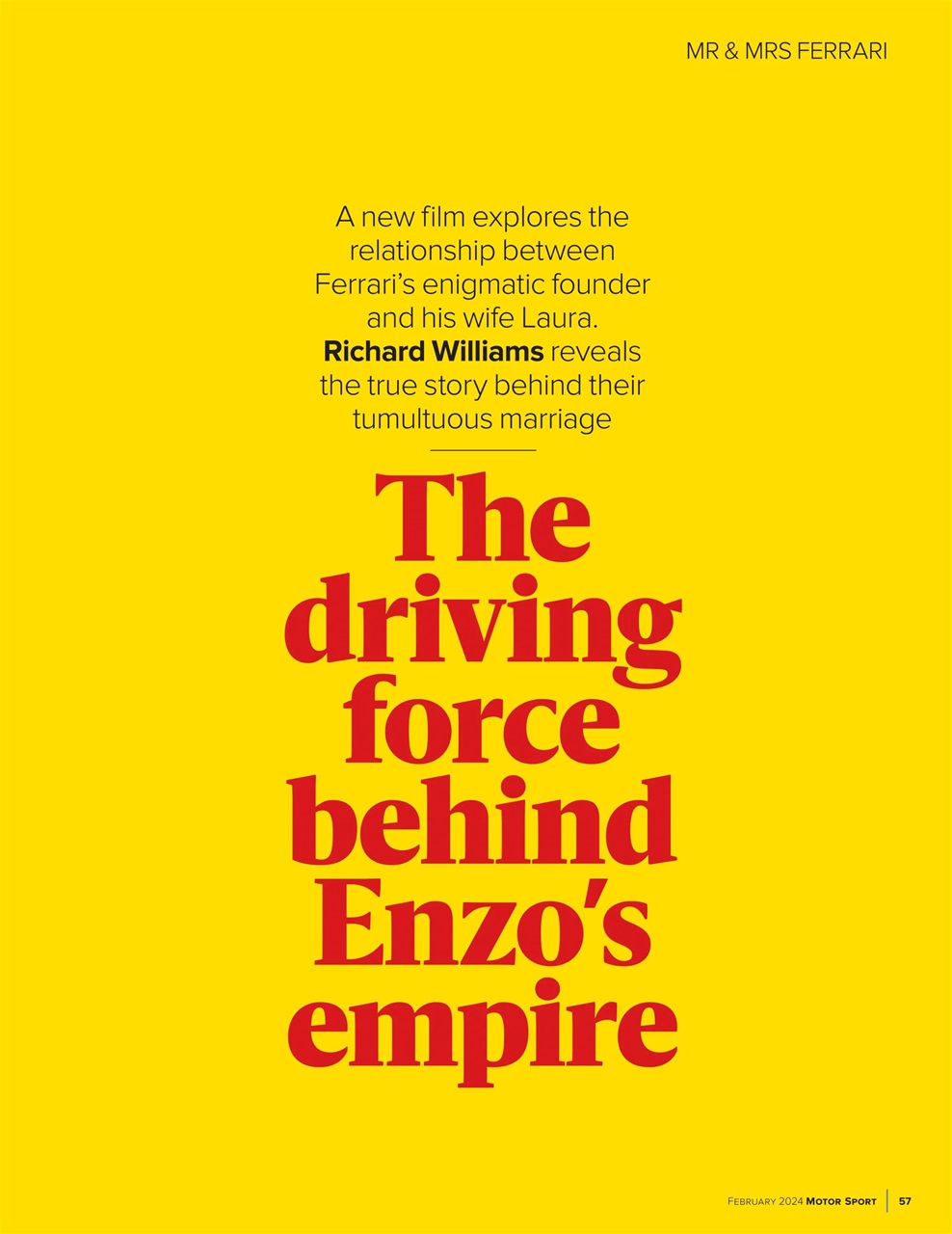 Motor Sport Magazine Preview Pages