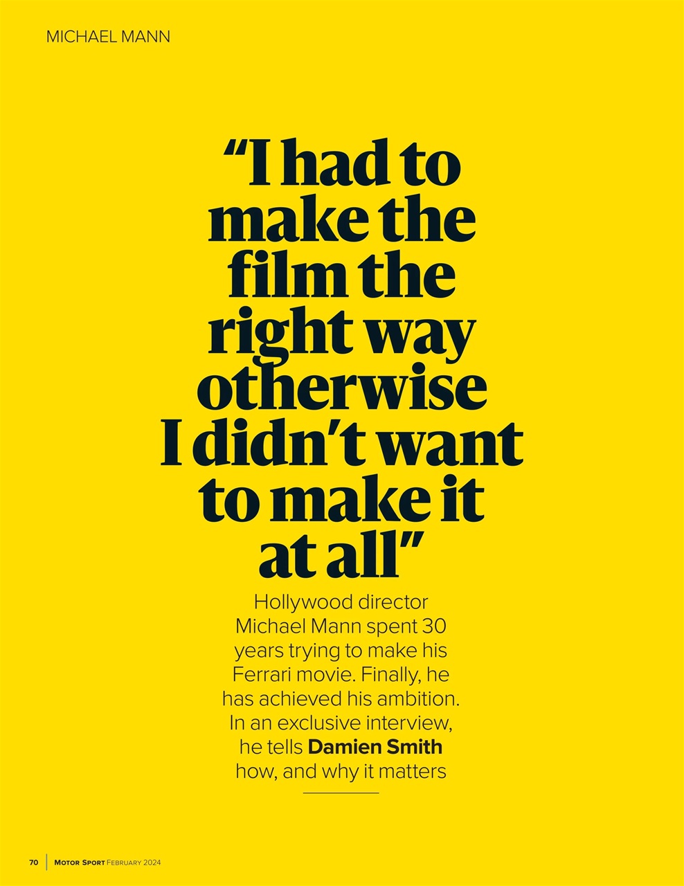 Motor Sport Magazine Preview Pages