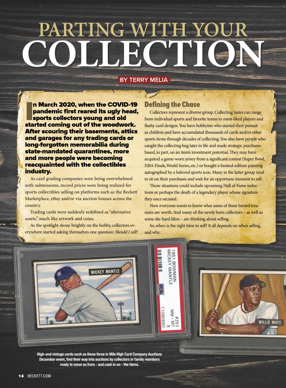 Beckett Baseball Magazine Preview Pages