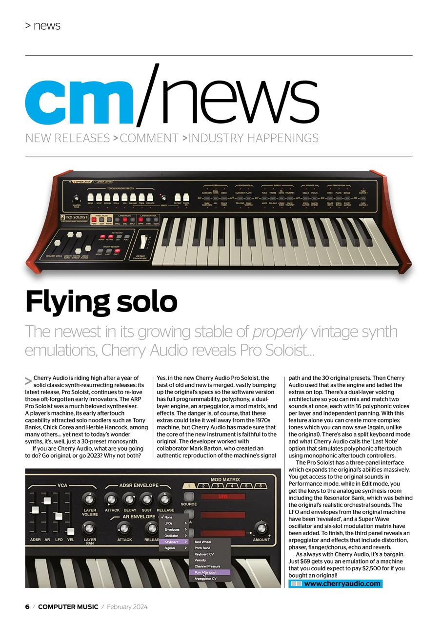 Computer Music Preview Pages