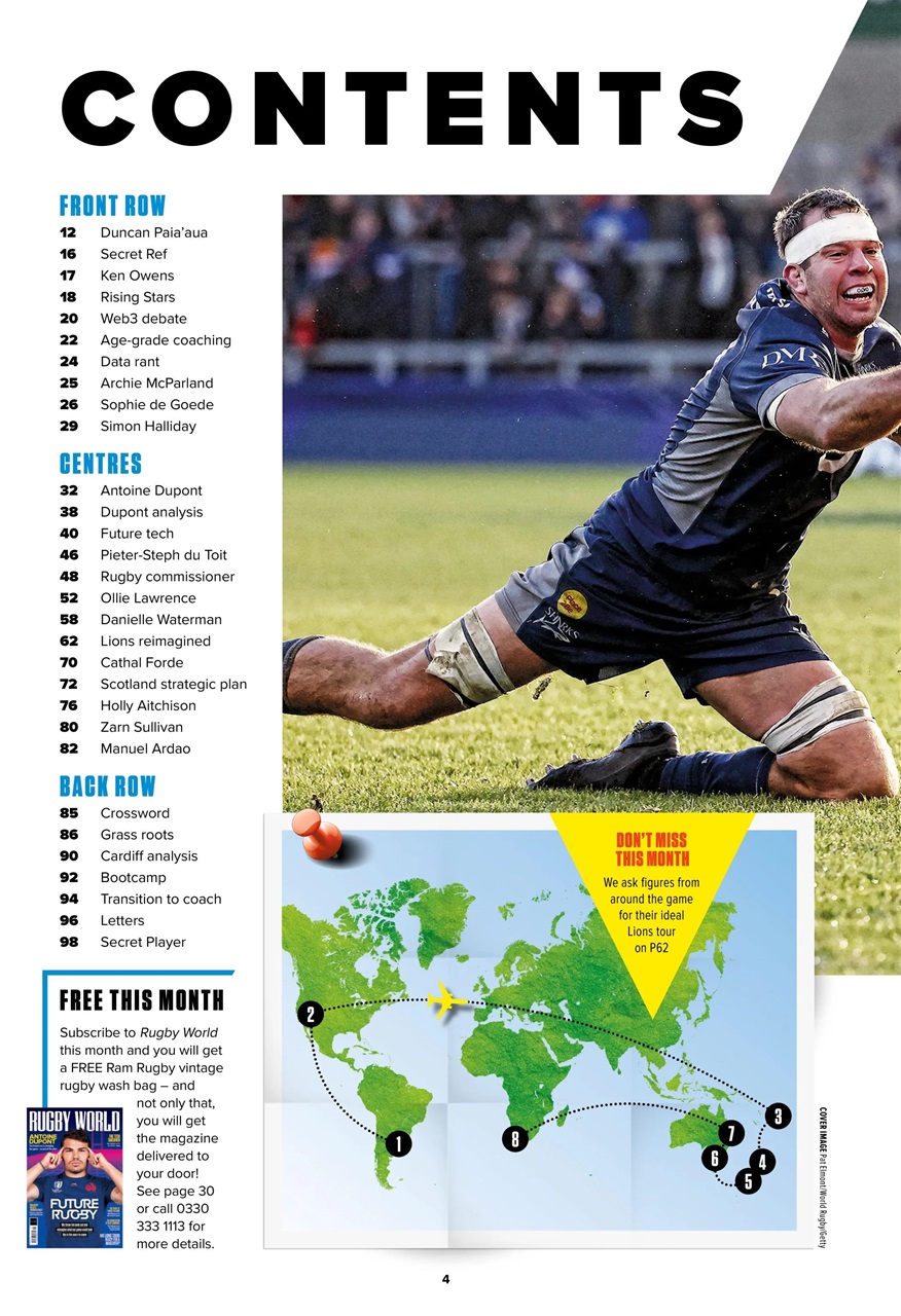Rugby World Preview Pages