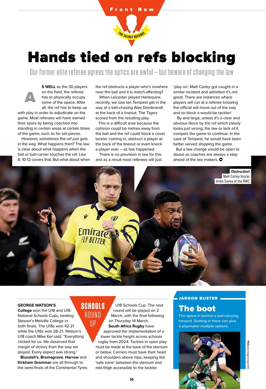 Rugby World Preview Pages