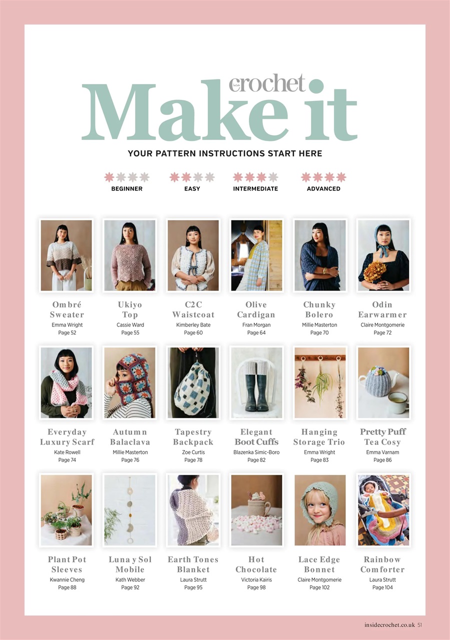 Inside Crochet Preview Pages