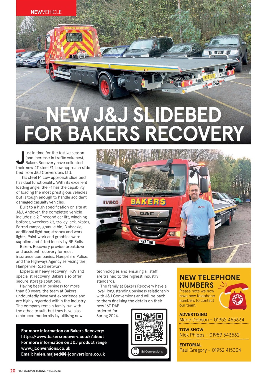 Professional Recovery Magazine Preview Pages