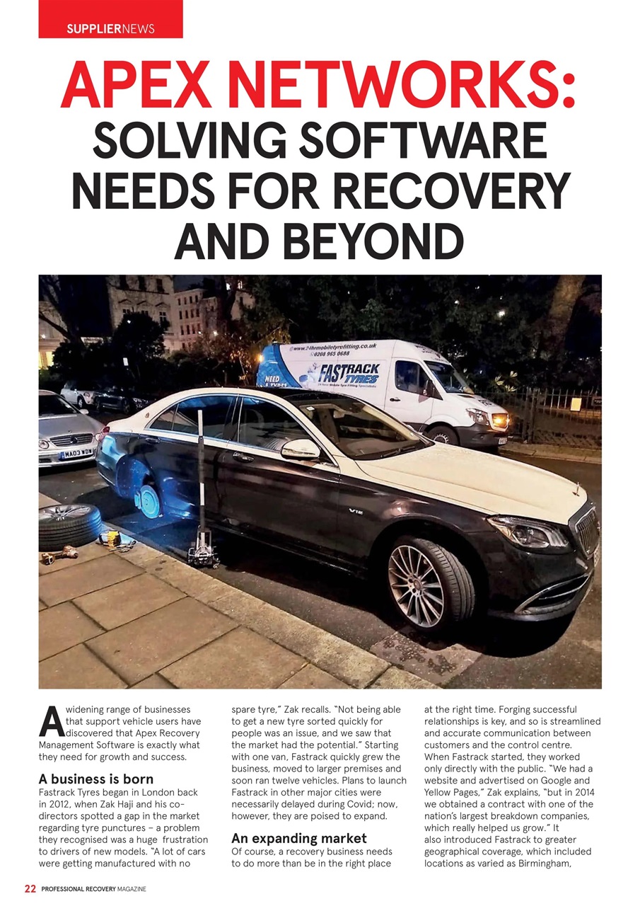 Professional Recovery Magazine Preview Pages
