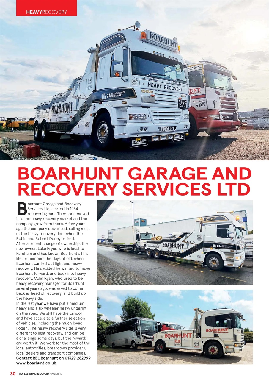 Professional Recovery Magazine Preview Pages