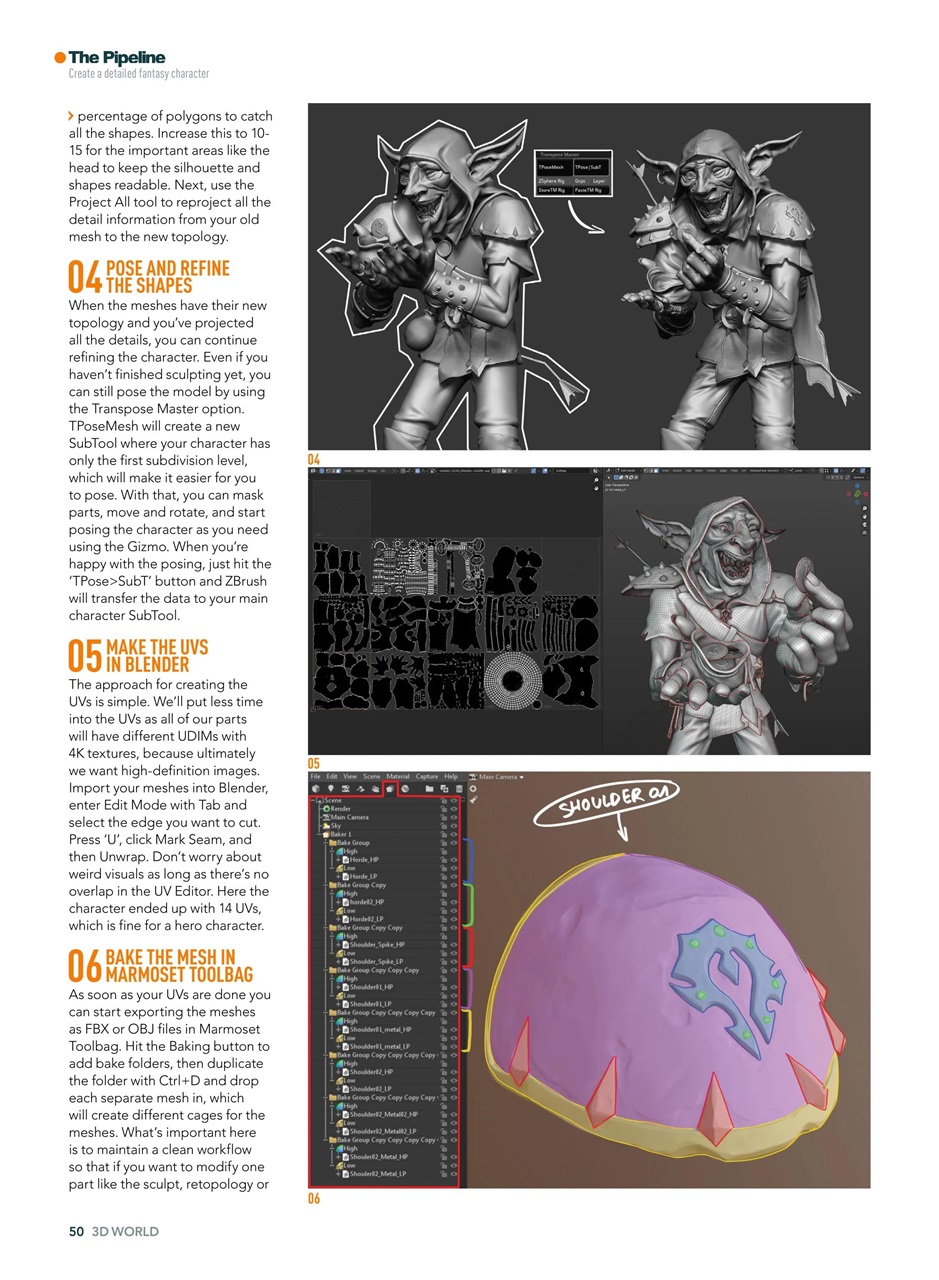 3D World Preview Pages
