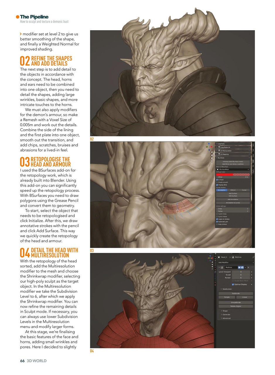 3D World Preview Pages