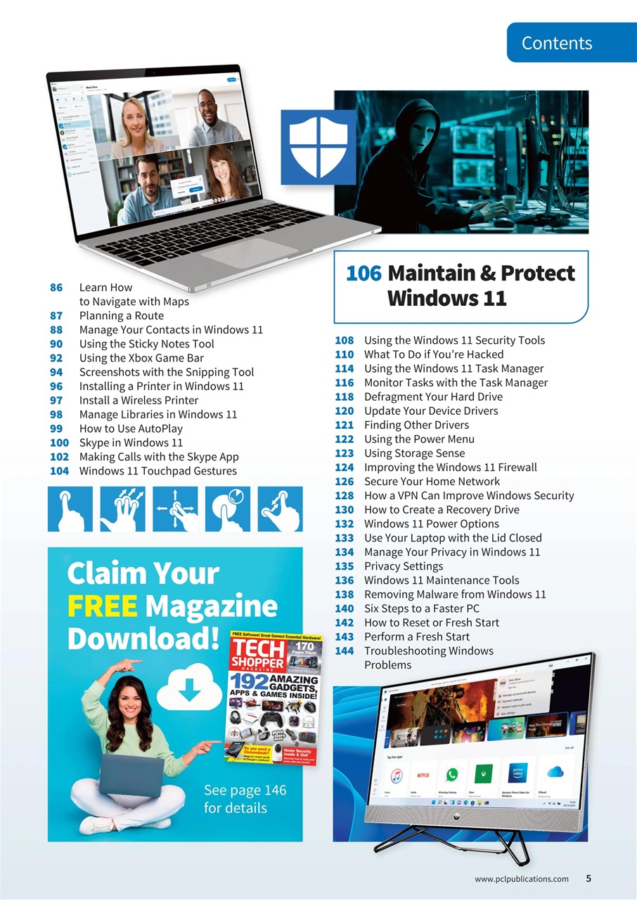 Windows 11 The Complete Manual Preview Pages