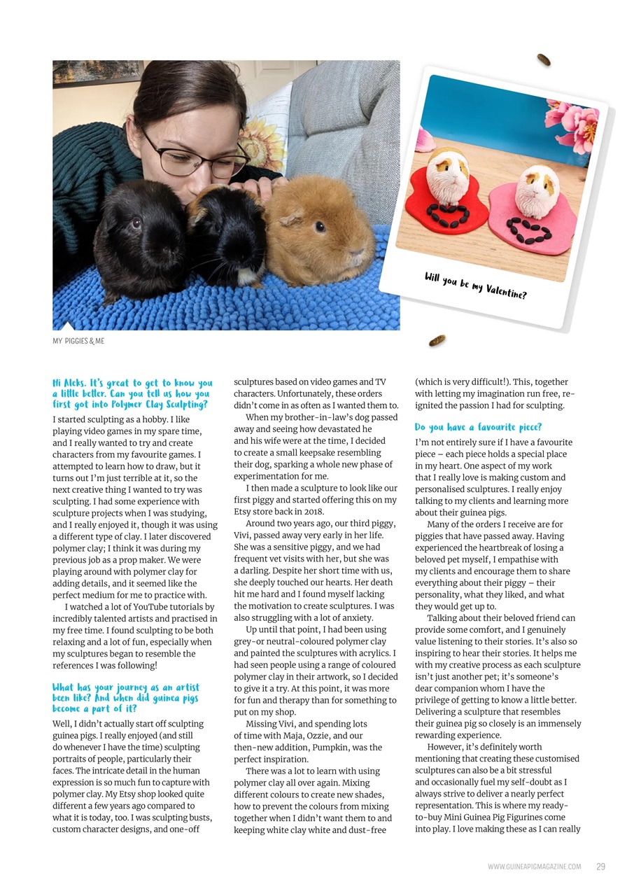 Guinea Pig Magazine Preview Pages