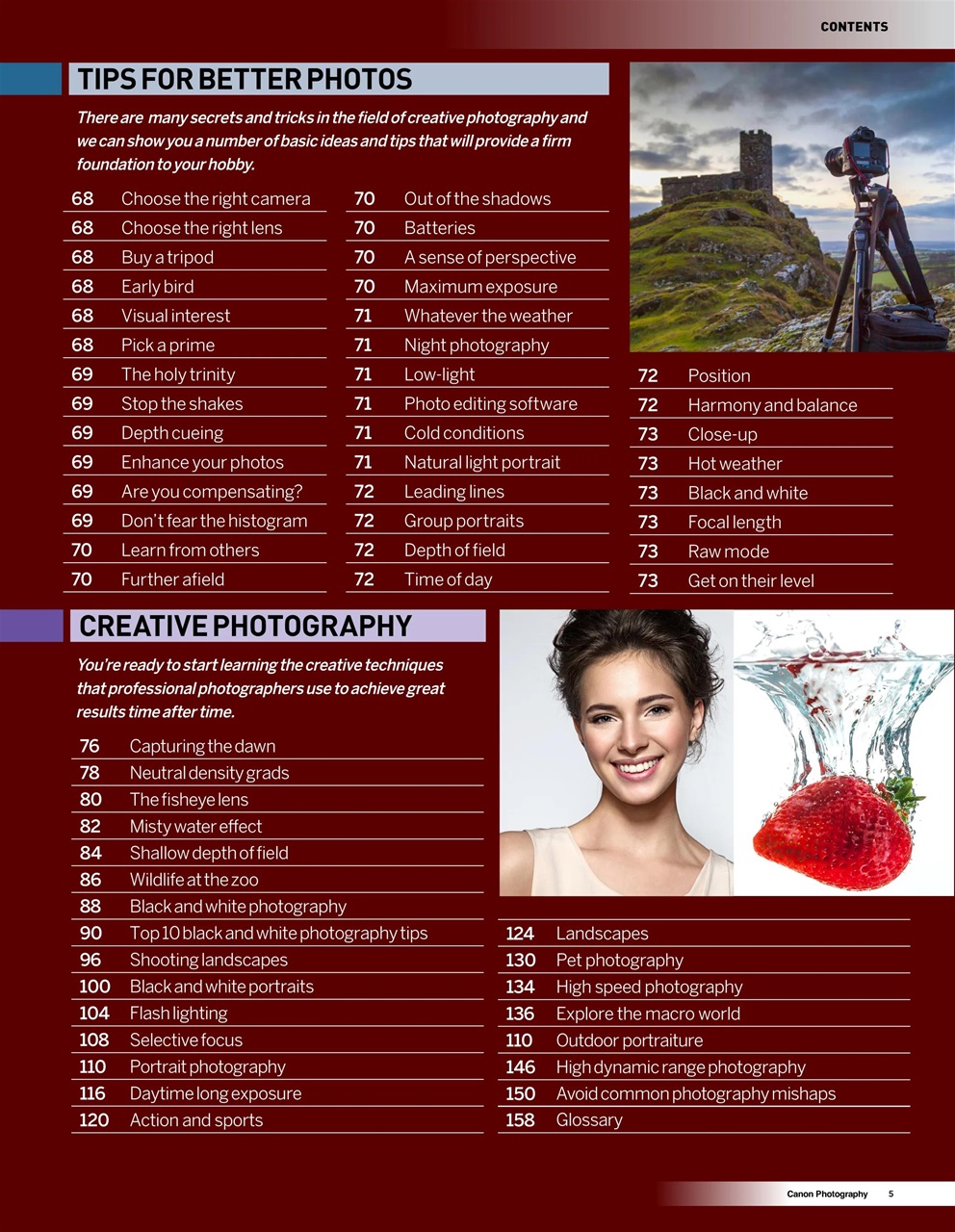 Canon Photography The Complete Manual Preview Pages