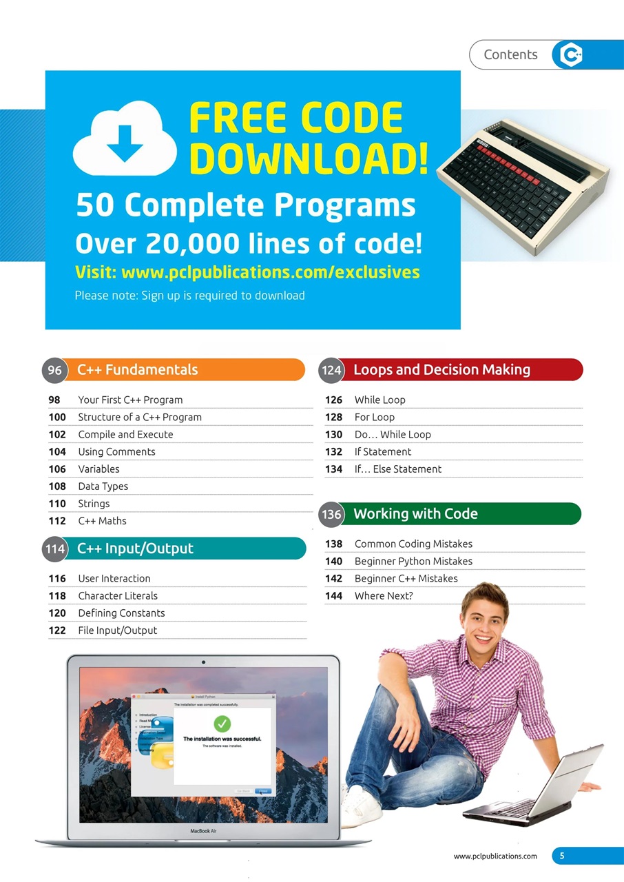 Python & C++ The Complete Manual Preview Pages