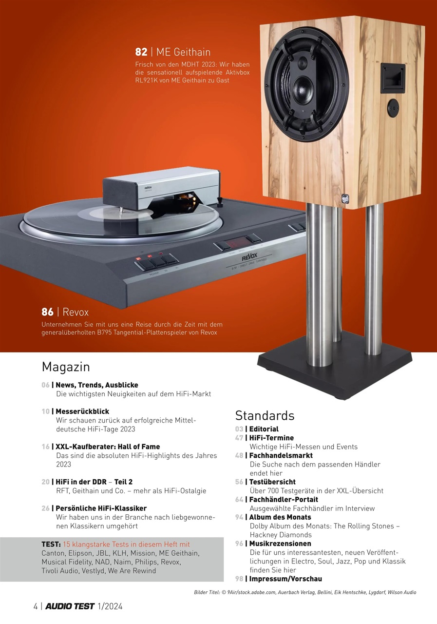 Audio Test Preview Pages