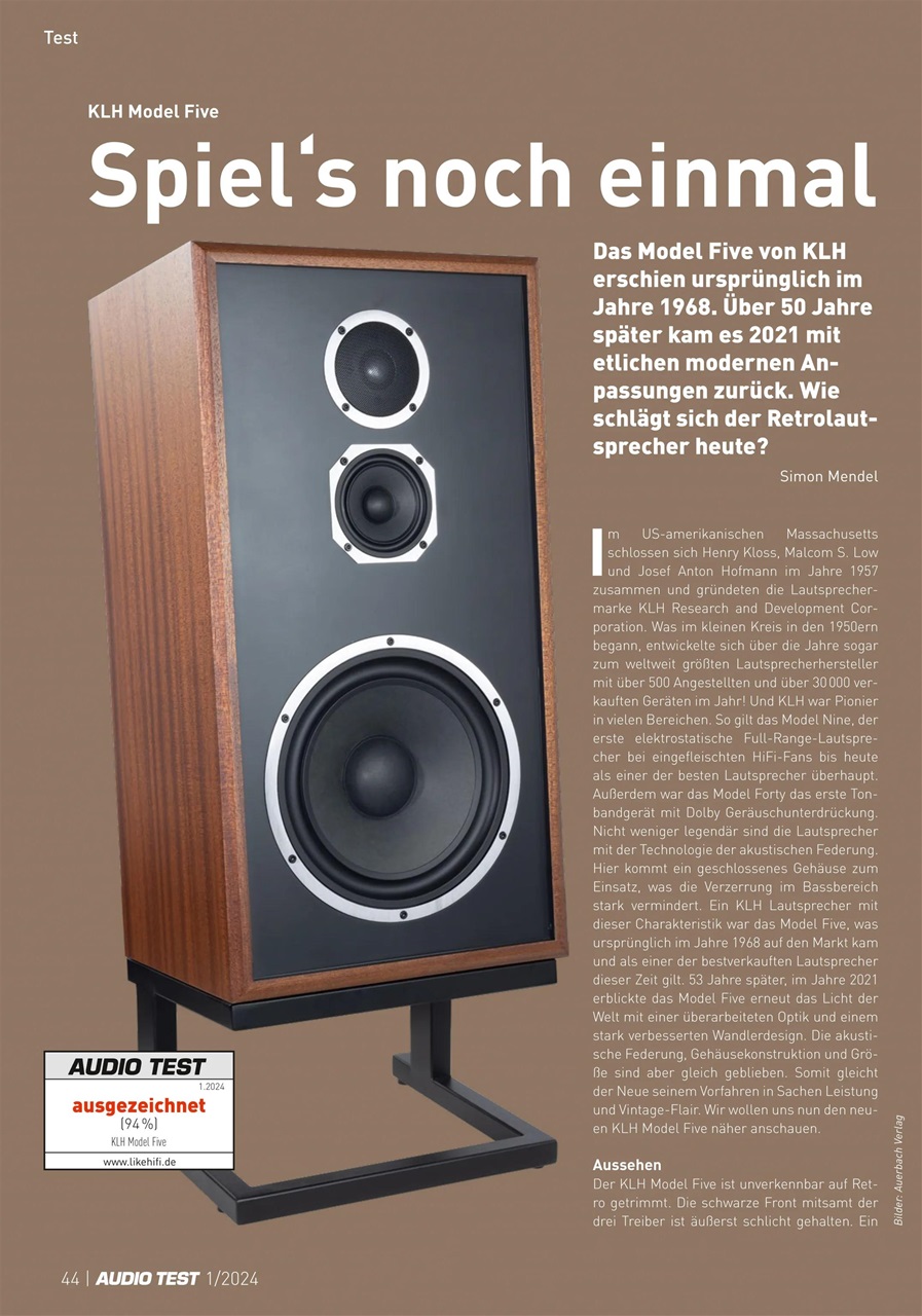 Audio Test Preview Pages