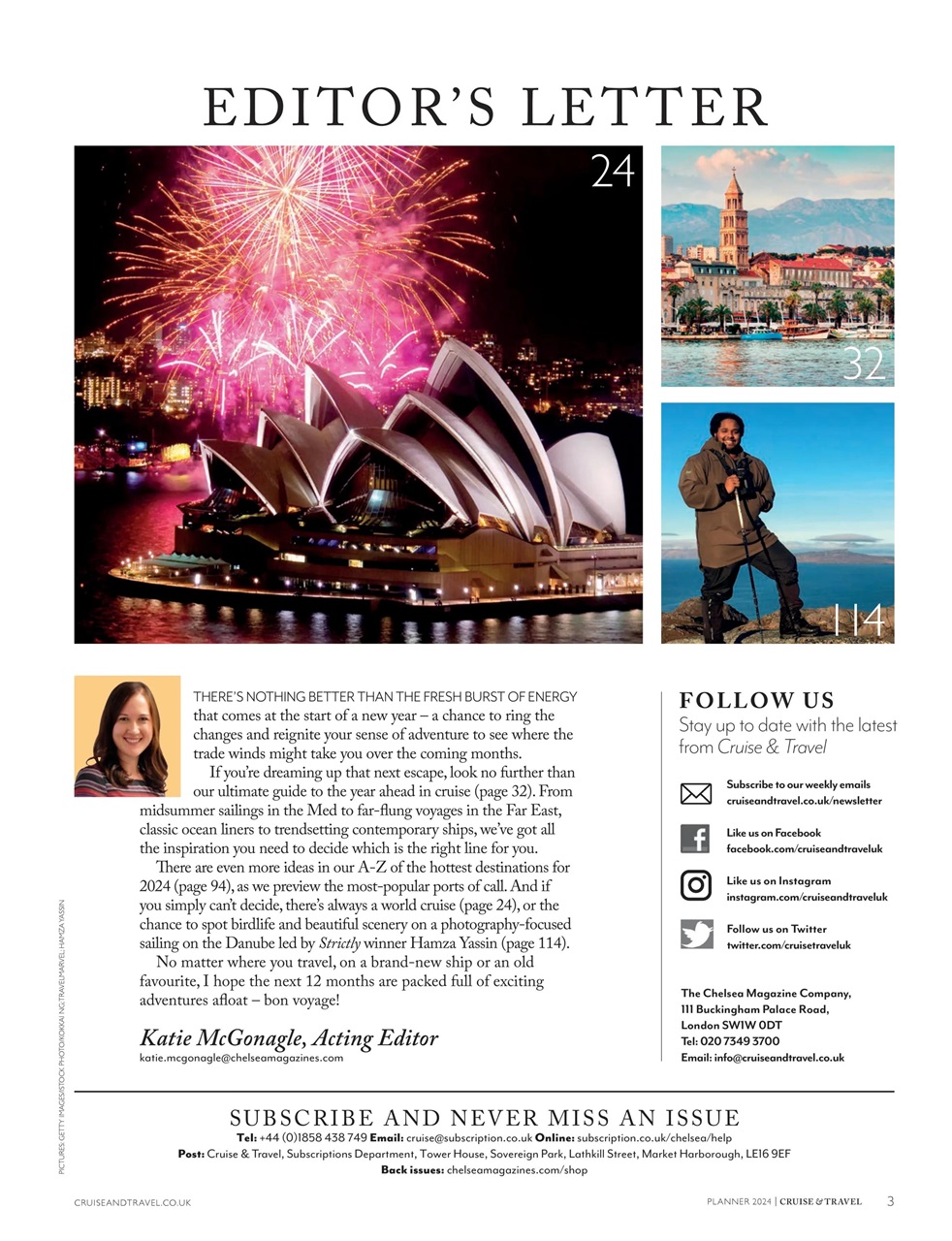 Cruise & Travel Preview Pages