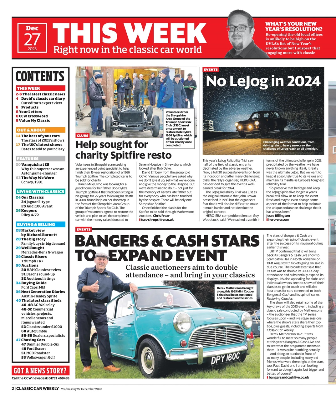 Classic Car Weekly Preview Pages