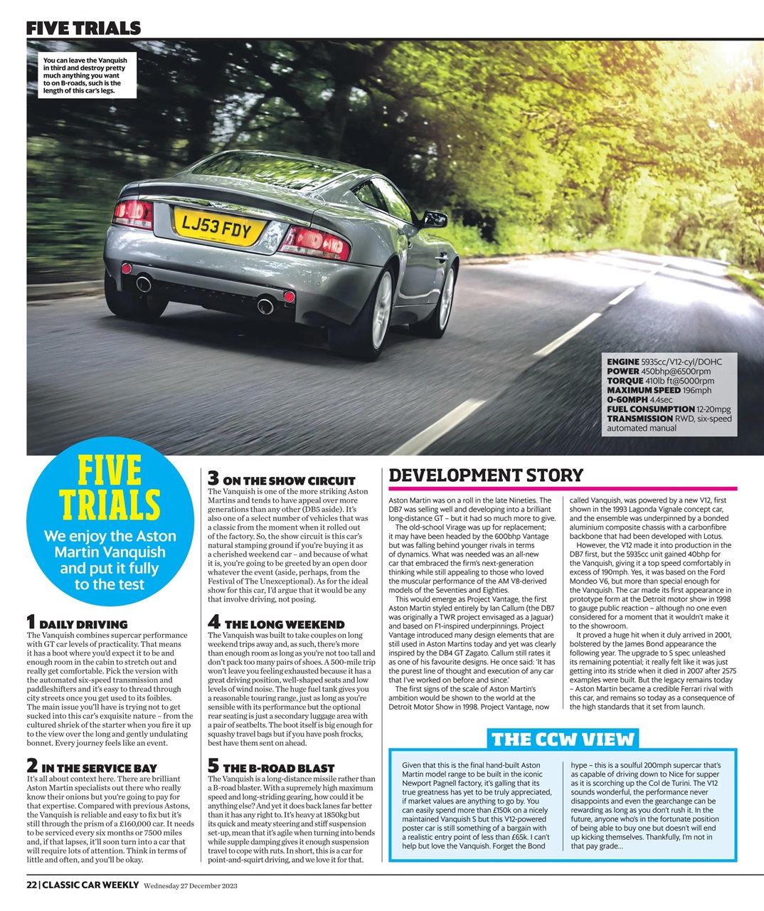 Classic Car Weekly Preview Pages