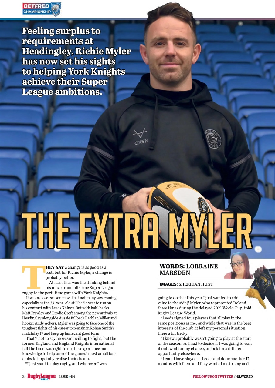 Rugby League World Preview Pages
