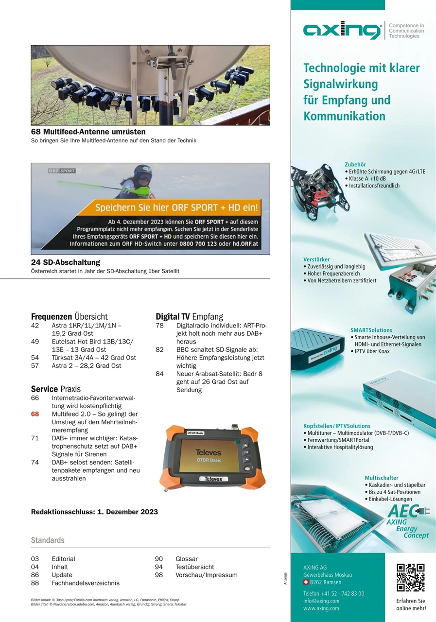 Digital Fernsehen Preview Pages