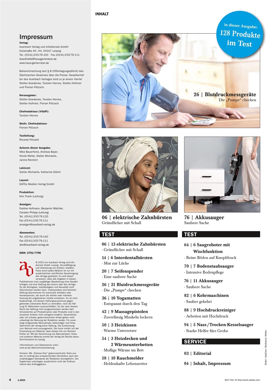 Gesundheit & Hygiene Preview Pages