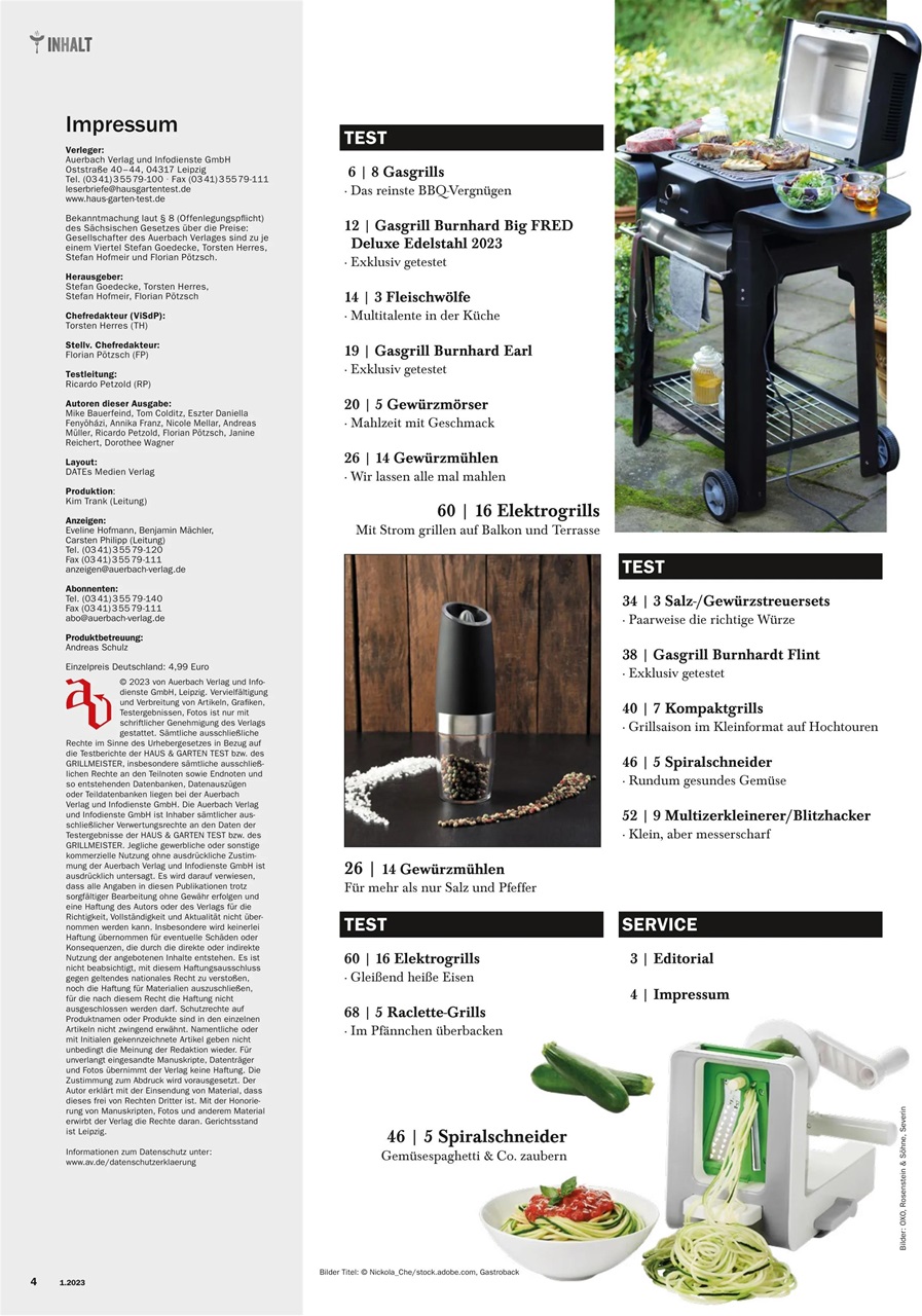 Grillmeister Preview Pages