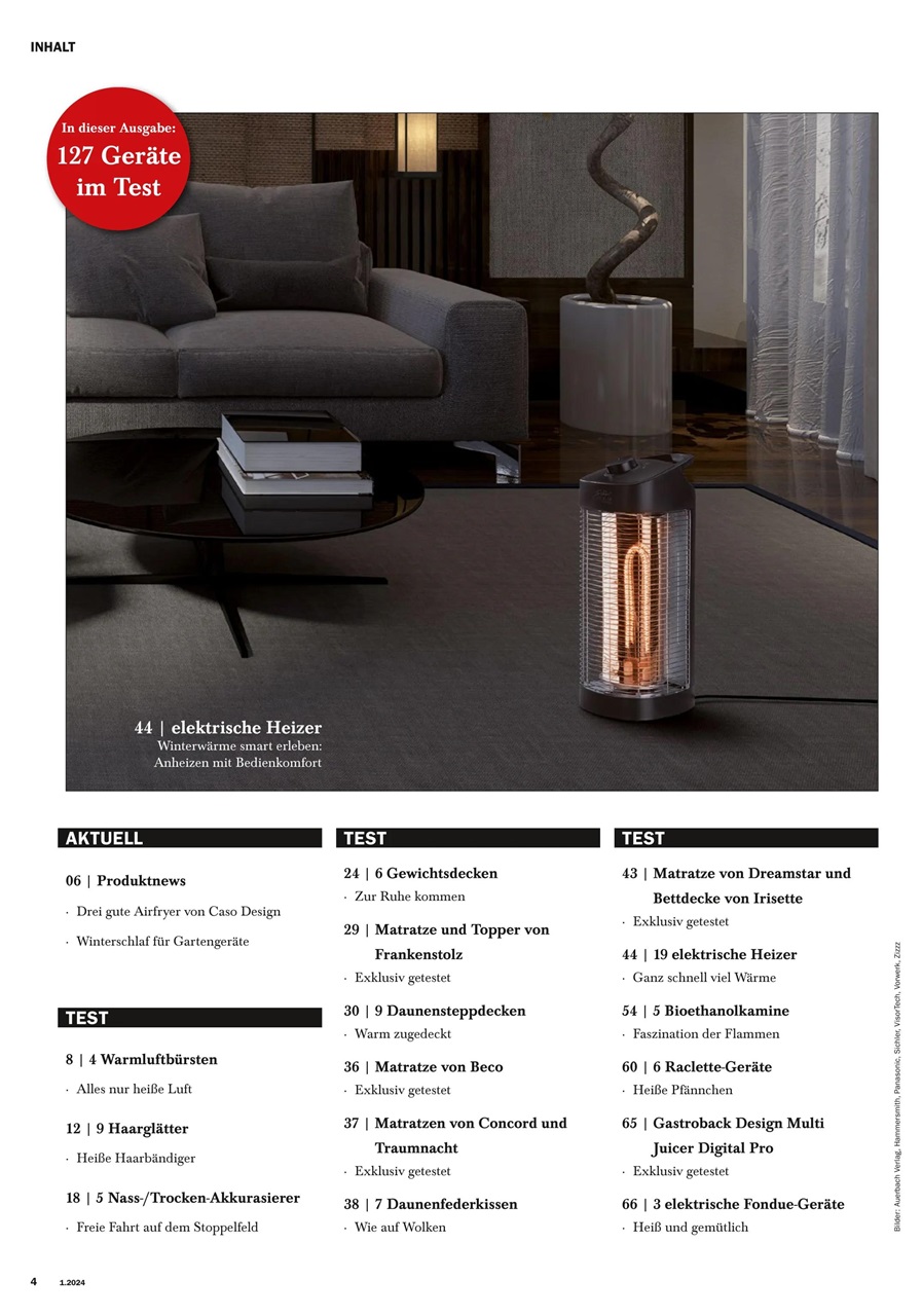 Haus & Garten Test Preview Pages