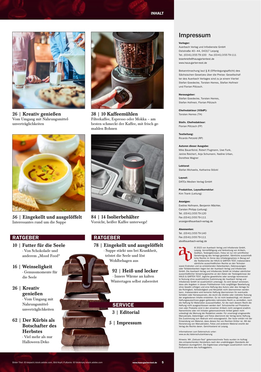 Kaffee & Genuss Preview Pages